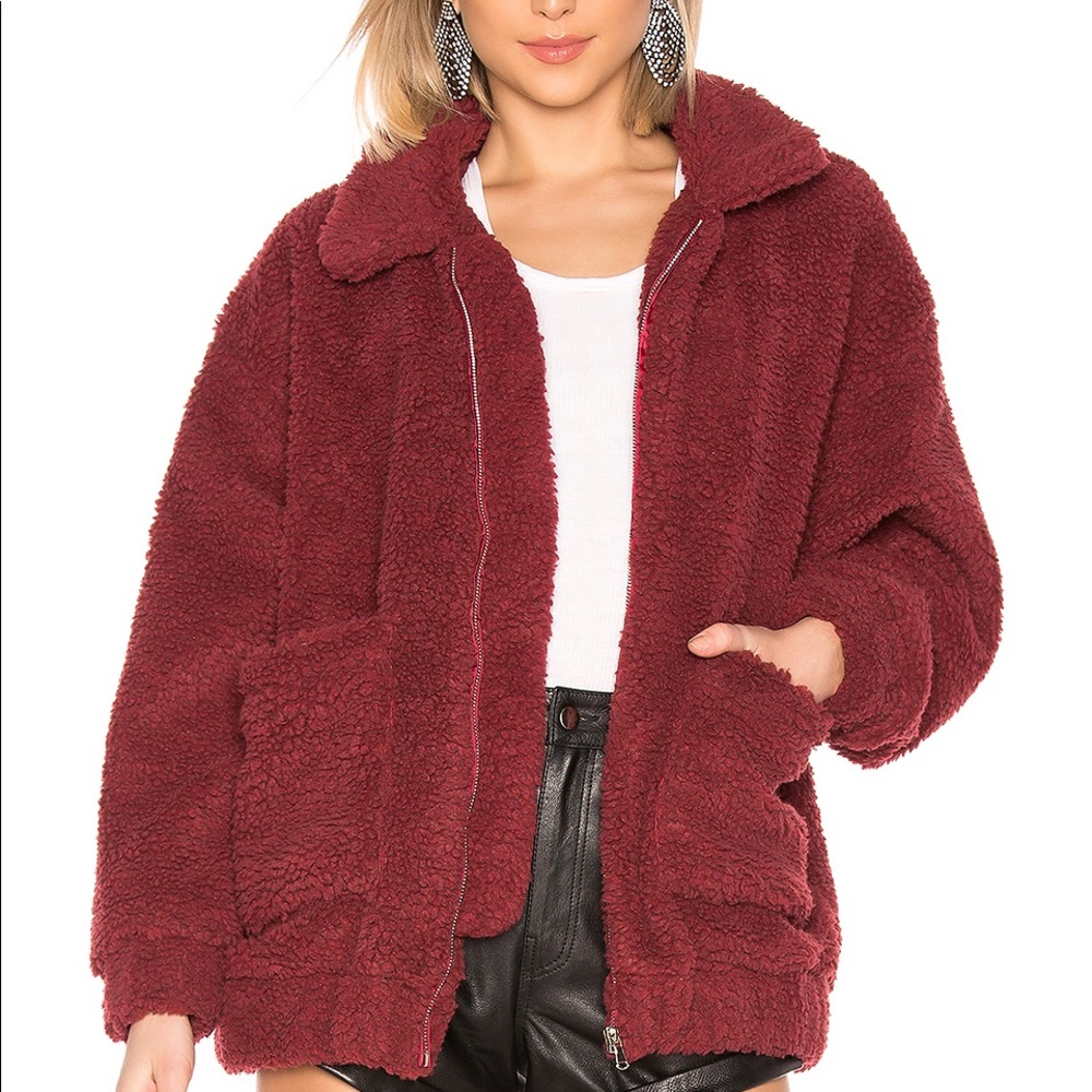 I.AM.GIA Pixie Coat Burguny